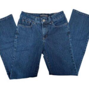 Nine West Jeans Womens Size 2 Broadway Straight Fit Denim‎ Blue